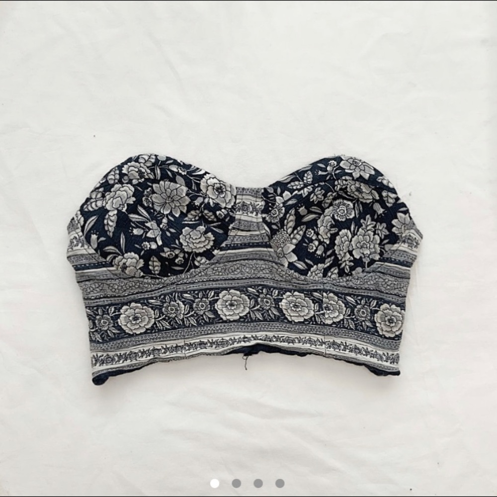 “American Eagle Outfitters” floral tube top